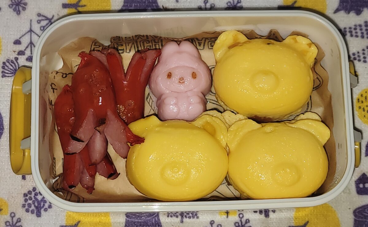 明日の、お弁当🐣‪